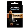 Duracell Alkaline Batterij Optimum AA 4 stuks