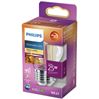 Philips LED Lamp E27 3,2W Kogel Dimbaar