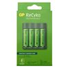 GP ReCyko Batterijlader USB B421 inc 4x AA 2100 mAh Batterijen