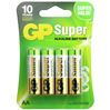 GP Super Alkaline AA Baterijen 4 stuks