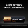 Duracell Alkaline Plus AA 4 Stuks
