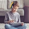 JVC Draadloze Hoofdtelefoon over-ear Kids Geel HA-KD10W-Y-E