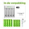 GP ReCyko Batterijlader + 4x AAA800 mAh + 4x AA 2100 mAh