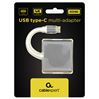 Cablexpert 3 in 1 Multipoort Adapter USB-C -> HDMI, USB-A, USB-C
