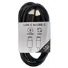 Musthavz laadkabel USB-C>USB-C 1 meter Zwart