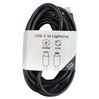 Musthavz laadkabels USB-C> Lightning 2 meter Zwart