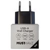 Musthavz thuislader USB-A Zwart