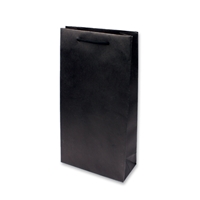 Paper Wine bag 200 mm x 380 mm Black