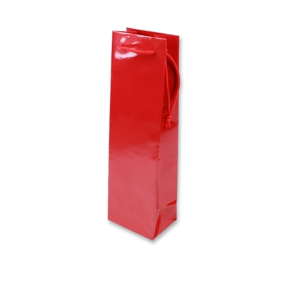 Paper Wine bag 120 mm x 400 mm Red
