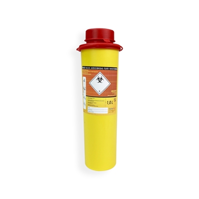 Daklapack-Safebox Needlecontainer MINI 1 ltr. Yellow