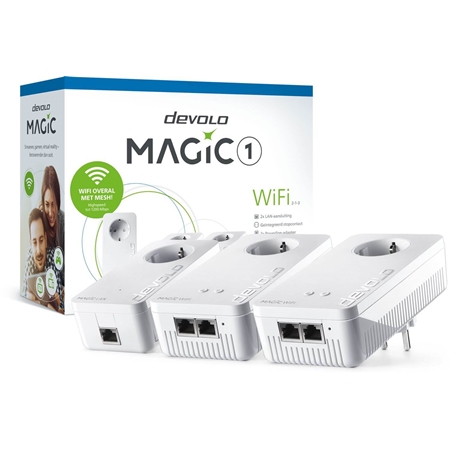 Devolo Magic 1 WiFi Multiroom Kit (3 stations) - 8372 met grote korting