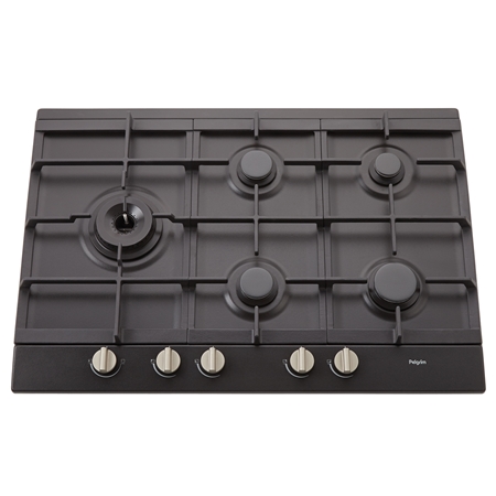 Pelgrim GK975MATA matzwart Gaskookplaat
