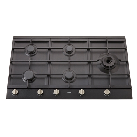 Pelgrim GK995MATA matzwart Gaskookplaat