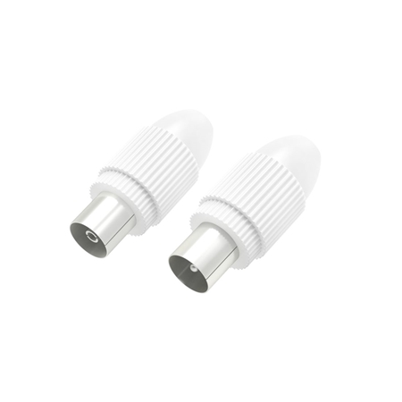 Hama Coax-set, connector/koppeling klembaar