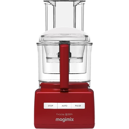 Magimix CS 5200 XL Premium Foodprocessor - Keukenmachine met Sapcentrifuge - Rood
