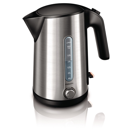 Philips HD4631/20 aluminium-zwart Waterkoker