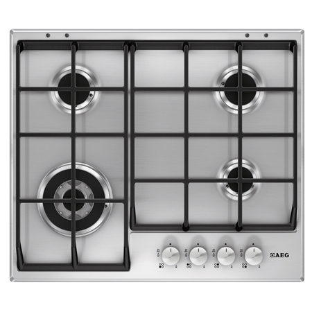 AEG HG654550SM RVS Gaskookplaat