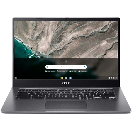 Acer Chromebook 514 CB514-1WT-5786 i5-1135G7 35,6 cm (14") Touchscreen Full HD Intel® Core™ i5 8 GB LPDDR4x-SDRAM 256 GB SSD Wi-Fi 6 (802.11ax) ChromeOS Grijs