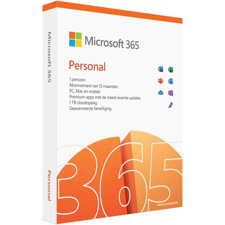 Microsoft Office 365 Personal NL (digitaal - 1 jaar)