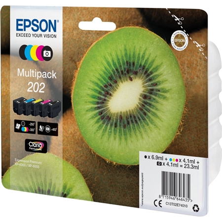 Epson C13T02E74020 inkt multipack 202 afbeelding