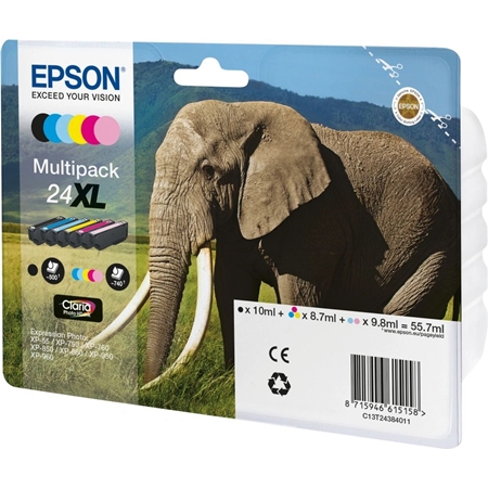Epson C13T24384021 inkt multipack 24XL afbeelding
