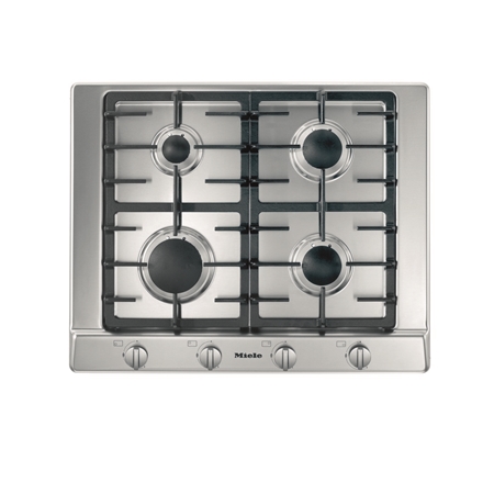 Miele KM 2010 G RVS Gaskookplaat