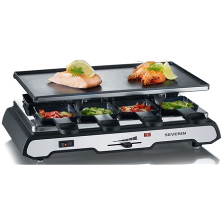 Severin RG2685 RVS-zwart Grill & Gourmet