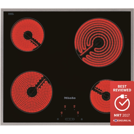 Miele KM 5600 RVS Keramische Kookplaat
