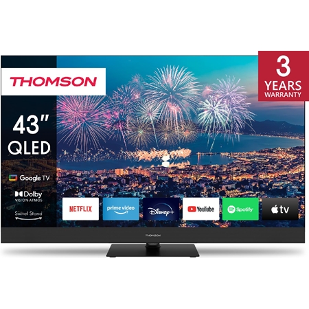 Thomson - 43QG6C14 - 43" QLED Plus - Google TV - Soundbar
