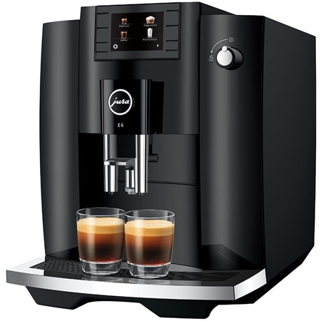 JURA E6 Piano Black (EC) Volautomatische Koffiemachine afbeelding