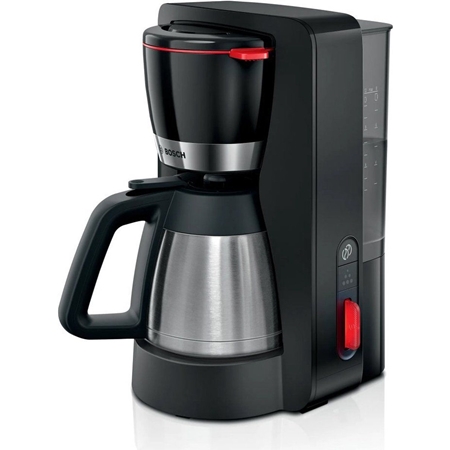 BOSCH TKA6M273 MyMoment - Koffiezetapparaat met Thermoskan - RVS / Zwart afbeelding