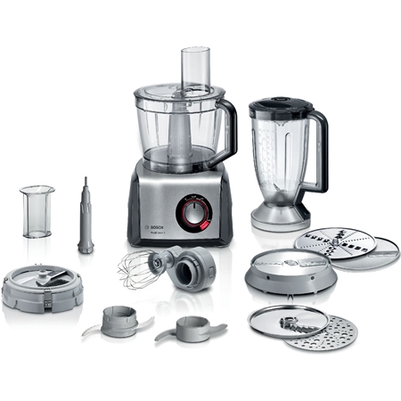 BOSCH MC812M865 MultiTalent 8 Food Processor - Zwart / RVS afbeelding