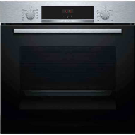 BOSCH HBA534BS3 Serie 4 Inbouw Oven - 60 x 60 cm - RVS