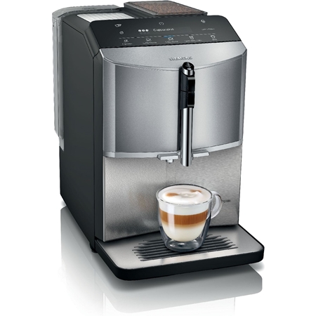 Siemens TF305E04 EQ300 Volautomatische Koffiemachine - Metallic Diamant Titanium - RVS afbeelding