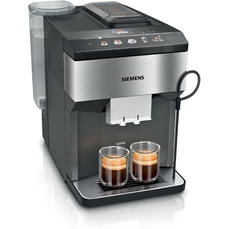 Siemens TP516RX3 EQ500 Classic Connect Volautomatische Koffiemachine - RVS - Zwart afbeelding