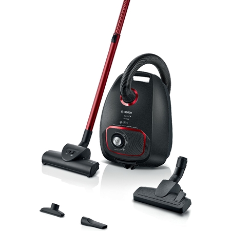 Bosch ProPower BGB41POW1 Serie 4 - Stofzuiger met zak - Zwart/Rood