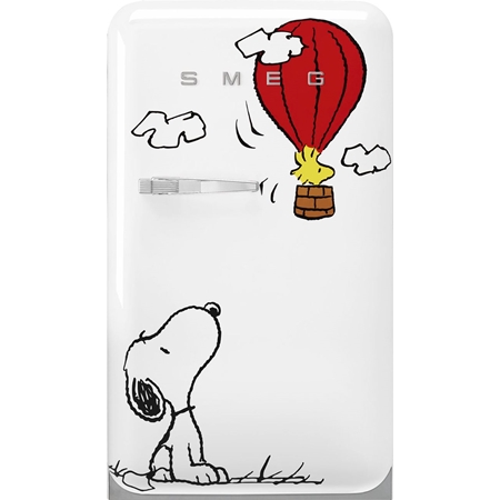 SMEG FAB10RDSN6 Vrijstaande Koelkast - Snoopy - Wit afbeelding