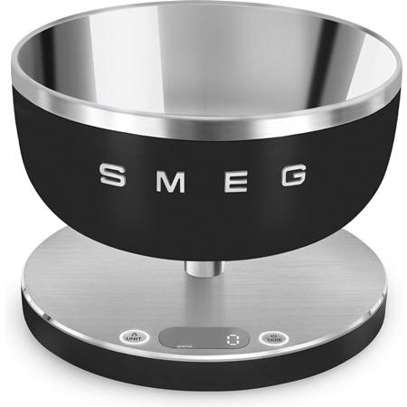 SMEG KSC01BLMWW Keukenweegschaal - Mat Zwart afbeelding