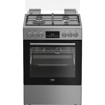 Beko FBE6133XS NL Hetelucht Vrijstaand Fornuis - 60 cm afbeelding