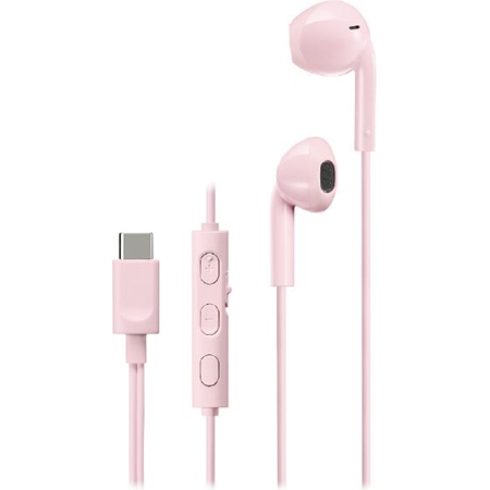 JVC HA-FR17UC - In-Ear USB-C Stereo Headset + Remote - Roze