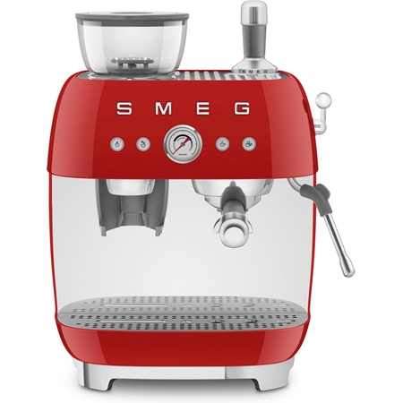 SMEG EGF03RDEU Handmatige Espressomachine 50&apos;s Style - Rood afbeelding