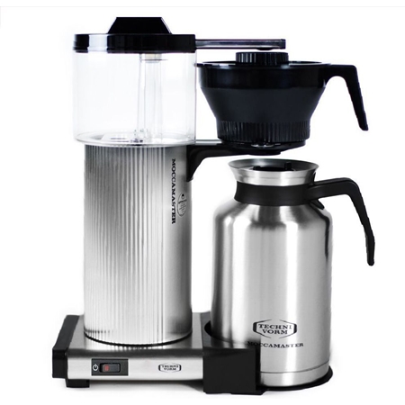 Moccamaster CDT Grand Koffiemachine - Filterkoffie - Zilver