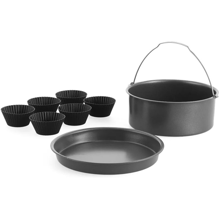 BK Connect Airfryer XXL Bakset - 8-delig afbeelding