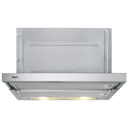 Pelgrim SLK640RVS RVS Vlakscherm Afzuigkap