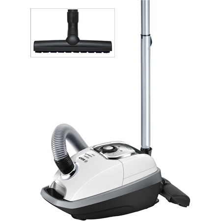 Bosch BGL8SIL3 In'genius ProSilence Stofzuiger met zak Wit