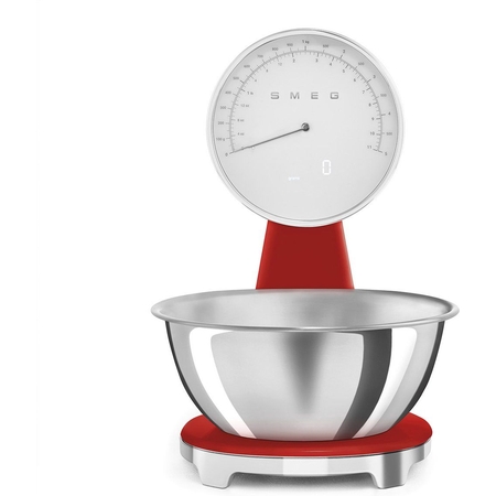 SMEG KSF01RDWW Keukenweegschaal afbeelding