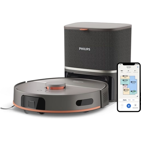 Philips XU5100/10 Homerun 5000-Serie Zuig- en Dweilrobotstofzuiger