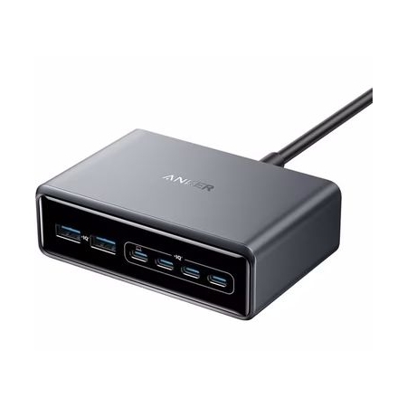 Anker Prime Wall Charger 200w, 4C/2A Zilver afbeelding