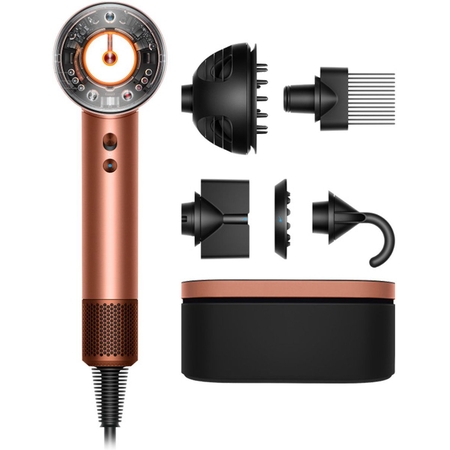 Dyson Supersonic Nural Curly & Coily Amber Silk / Pink Champagne afbeelding