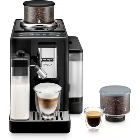DeLonghi EXAM440.55.B Rivelia Volautomatische Koffiemachine Onyx Black afbeelding